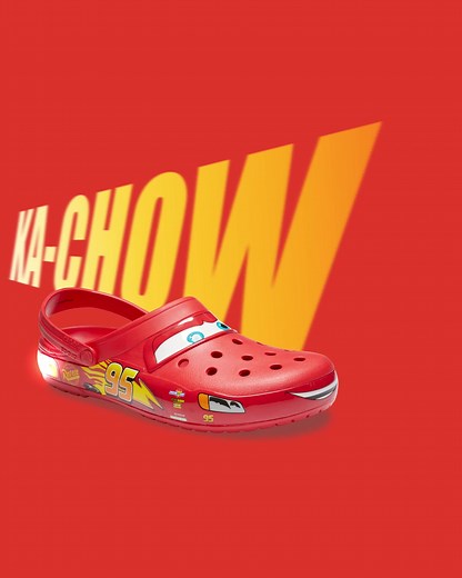 Are you ready to go fast? Lightning McQueen x Crocs available now! ⚡️⚡️⚡️ | Crocs