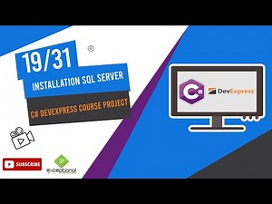 Dev Express C# Course with Project | Devexpress C# course How to Installation SQL Server Part 19/31