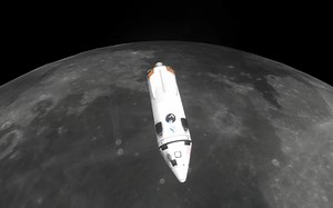 电影级画质的坎巴拉：驾驶20层高的宇宙飞船从月球起飞