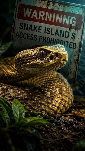 Brazil’s Snake Island: The Most Dangerous Island on Earth? 🐍🌴 #shorts