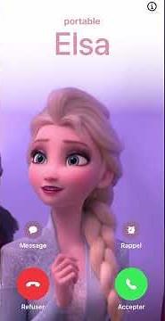 Frozen Elsa is calling you to wish you a happy birthday!
