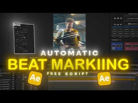 Mark Beats in After Effects in Seconds | Automatic Beat Detection Script