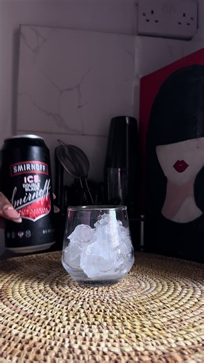 Simple Cocktail Recipe: Black Bullet with Smirnoff Ice