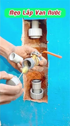 Tips for Installing Concealed Water Valves Using Plastic Connectors - Extremely Easy, No Drilling...