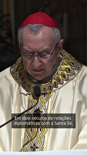 #parolin: Igreja é companheira do #brasil, não potência estrangeira #shorts