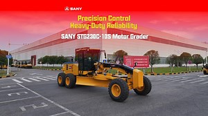 Precision Control, Heavy-Duty Reliability | SANY STG230C-10S Motor Grader #sany #roadmachine | SANY Concrete & Road