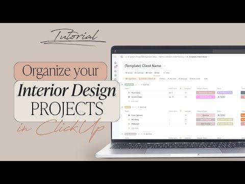 How to manage your interior design projects in ClickUp [tutorial]