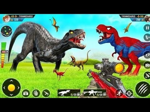 Wild dinosaur dino Hunter 3D -animal Hunter gameplay Android iOS gameplay new update