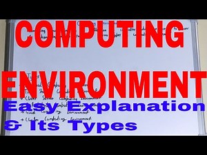 Computing Environment|What is Computing Environment|Types of Computing Environment|Computer