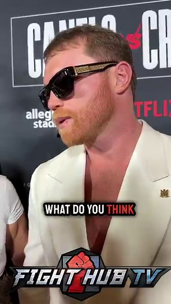 Canelo REACTS to Terence Crawford's NEW JACKED physique!