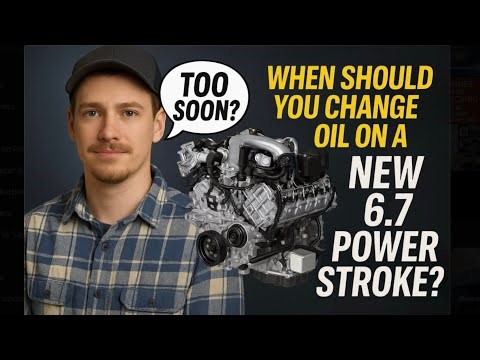 When Should You Change Oil on a NEW 6.7 Power Stroke? | Real Towing Break-In Test-Vlog