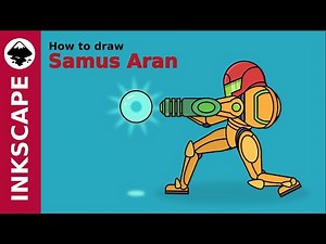 Inkscape Tutorial: How to draw poseable character Samus Aran (Metroid)