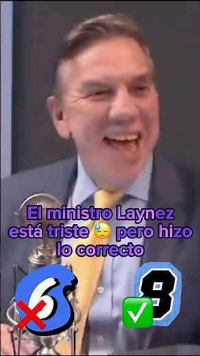 El ministro está triste pero al final hizo lo correcto