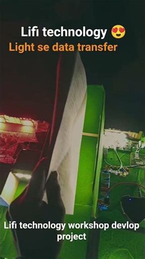 Lifi technology working model collage presentation