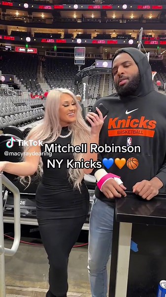 Mitchell Robinson NBA and Macy Ray Interview - New York Knicks, NBA Youngboy, LeBron James
