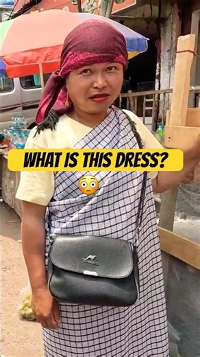 Why Is Everyone Wearing This Dress? 😳 I Meghalaya #travel #travelvlog #india #northeastindia