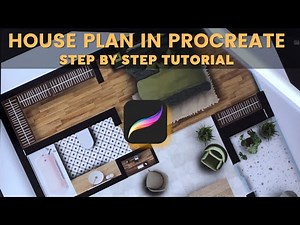 House Plan in Procreate | Step-by-Step Tutorial