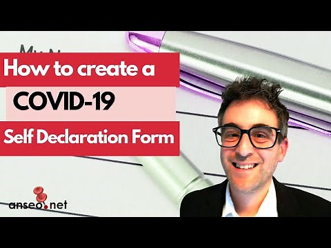 How to create a COVID-19 Self Declaration Form on Google Forms