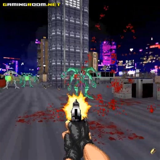 Super Espião vs. aliens do Space Gun no Doom (Parte 7) #short #doommods #shorts #doom2 #gzdoom #fps