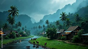 Kerala India villages