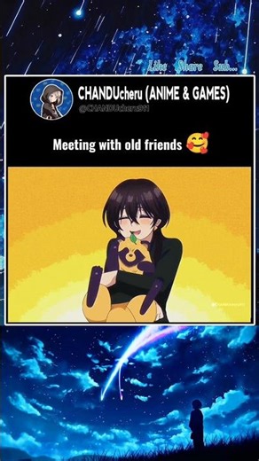 Meeting with old friends 🥰 #anime #shorts #animeedits #animelover