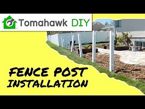 How to Install Vinyl Fence Posts (Picket Fence Series, Part 1)