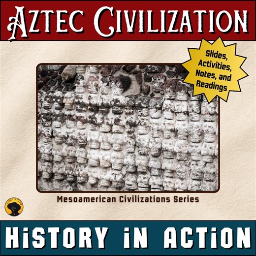 Aztec Civilization Lesson | Aztec Empire History Slides, Activities, Guided Notes - Etsy UK