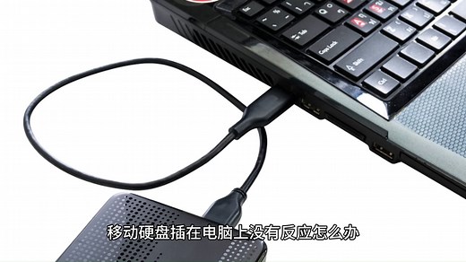 移动硬盘插在电脑上没有反应怎么办