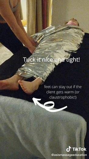 Our students learned how to apply body mud wraps this week! Come learn with us. #tutorial #massage #foryou #littlemermaid #spa #learn #massageschool