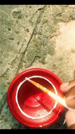 Easy Matir tea cup painting 🖌️#art #painting #colors #youtubeshorts #shorts #foryou #matirhari