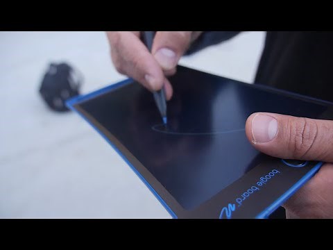 Kent Displays eWriter Boogie Board demos by CTO