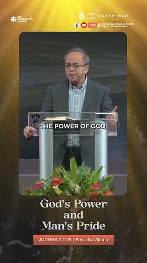 What are some subtle forms of pride that keep you from depending on the Lord? What specific actions will you take this week to surrender those struggles and trust Him more fully? Let us continue to contemplate upon what the Lord has deposited in our hearts. Here is our #SundayHighlights from last Sunday's Sermon! Watch the full preaching video here: https://www.youtube.com/@gcfsouthmetrochurch #GCFSouthMetro #GCFSMSundayHighlights | GCF South Metro Church