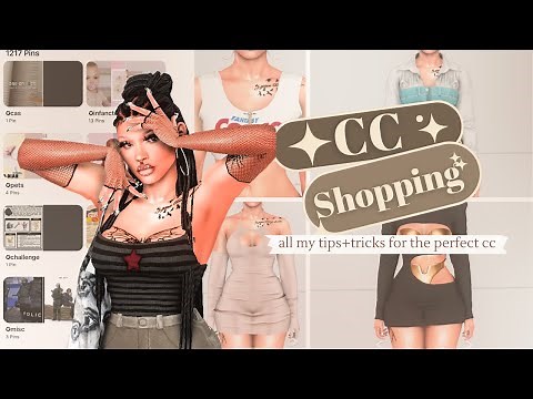 CC shop with me ✫ how i find aesthetic cc & a cc haul #thesims