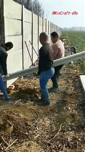 Cement Wall Panel Installation — Teamwork makes the job faster. #mixcraft