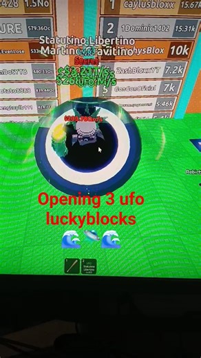 🛸Opening 3 ufo luckyblocks🛸 #roblox #brainrot #luckyblocks #luck
