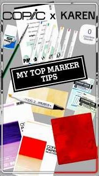 My best Copic tricks in 2 minutes✨🎨✨ #copic #markers #collaboration