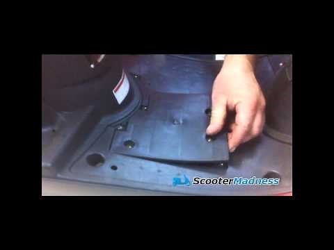 How to Assemble a TaoTao Gas Scooter - Part 3 - Battery Installation - ScooterMadness.com