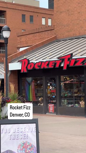 Rocket Fizz in downtown Denver is a colorful candy and soda shop on Larimer Street, full of nostalgic sweets, fun gifts, and shelves of unique sodas. A playful stop for anyone looking for a retro treat in the heart of the city! #rocketfizz #denver #downtown #colorado | Colorado Business Finder