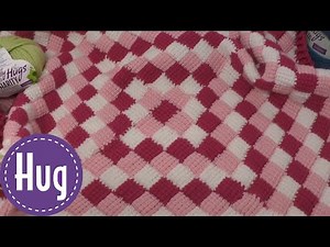 Baby Blanket Entrelac from the Middle - Part 1 - Woolly Hugs