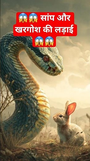 Rabbit and Snake Fight Caught on Camera | #snake #shorts