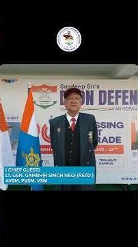 PRATHAM PAG COURSE–2 POP @ Trishakti Campus | Lt. Gen. Gambhir Singh Negi (Retd.), AVSM, PVSM, VSM