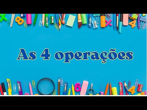 As 4 operações