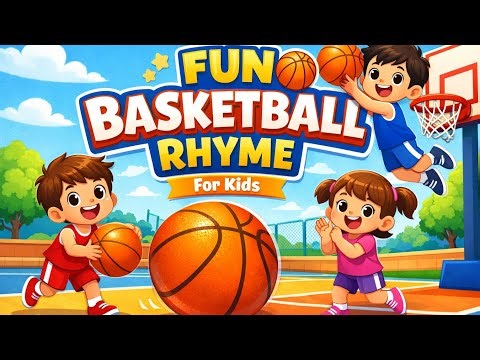 🏀 FUN BASKETBALL RHYME | Kids Sports Song 🎶 #Basketball #Kids #rhymesforkids