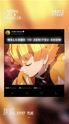 ZENITSU SLEEPING MODE 💀#ANIME#DEMONSLAYER#SHORT