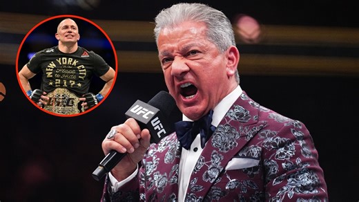 ‘Introduction of pain’… Bruce Buffer details horrific injury he suffered during Georges St. Pierre’s UFC title fight