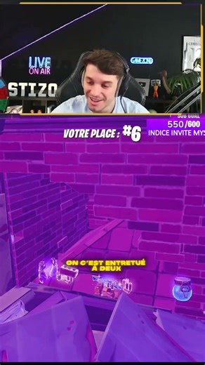 STIZO CRÉER UN CLIP INCROYABLE 😂 | #fortnite Stizo #shorts