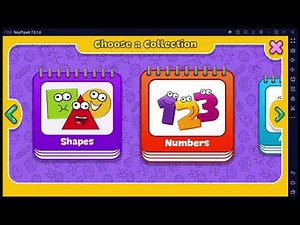 Coloring and Learn by Orange Studios - game play via Nox Player on a Windows 11 Laptop