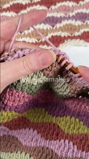 My new favourite crochet stitch 😍😍 #tunisiancrochet