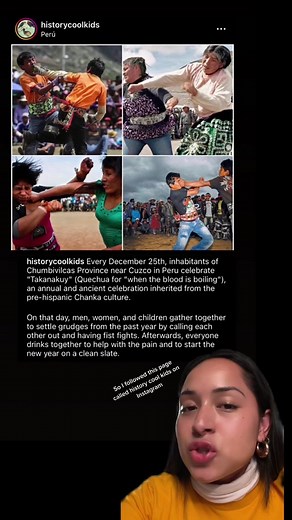 Traditional Peruvian Fist Fights on December 25th