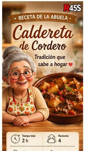 👵 Caldereta de Cordero Tradicional 🥘 La receta de la abuela que sabe a pueblo